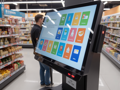 AI智能导购系统界面，展示商品推荐和购物引导功能，带有聊天机器人和商品展示区域